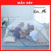 Màn Mùng khung chụp tự bung xếp thông minh gấp gọn tiện dụng người lớn Kiều Phi chống muỗi ngủ ngon