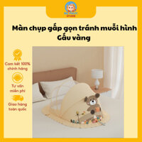 Màn mùng lưới chụp chống muỗi gấp gấp gọn thông minh che chắn cho bé sơ sinh, trẻ em ngủ