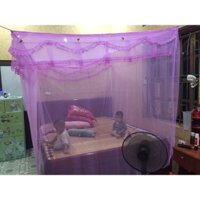 màn, mùng ngủ xếp núi 3 cạnh, màn chống muỗi, màn 3 bề