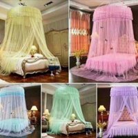 Màn mùng tròn Công chúa Có bướm đính kèm