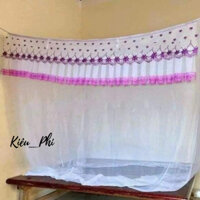 Màn mùng tuyn dây mắc tay 1m2,1m4,1m6,1m8,2m2 màn gấp chống muỗi tuyn thái lạnh 4 góc gấp gọn Kiều Phi