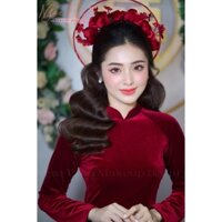 Mấn mỹ nhân áo dài nhung  2024 Giangpkc  Phụ kiện cưới Giang