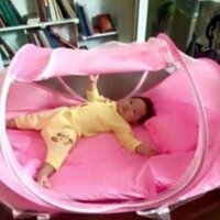 MÀN NGỦ CHỐNG MUỖI CHO BÉ CÓ PHÁT NHẠC