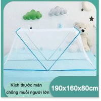 Màn ngủ chống muỗi dành cho người lớn mới có thể xếp gọn 190 x 160 x 80cm