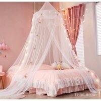 Màn Ngủ Chống Muỗi Hình Tròn Cỡ Lớn Phong Cách Công Chúa