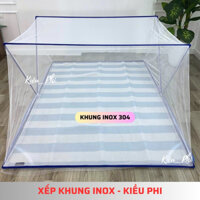 Màn ngủ tự bung chống muỗi cao cấp mùng tuyn gấp gọn - Mùng xếp thông minh người lớn chắc chắn tiện dụng