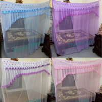 Màn Ngủ Tuyn Lạnh Thái Ren Thêu Cung Đình Cao Cấp