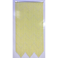 MÀN RÈM HẠT PHA LÊ NHỰA ĐAN NGỌC TRAI GIẢ ZIGZAG - RÈM CỬA NHỰA XÀ CỪ NGỌC TRAI GIẢ