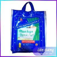 Màn tuyn chống muỗi dệt 10/10 xịn, mùng trắng mắt nhỏ cao cấp 1m2, 1m6, 1m8, 2m2