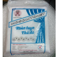 Màn tuyn chống muỗi dệt 10/10 xịn, mùng trắng mắt nhỏ cao cấp 1m6, 1m8