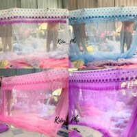 Màn tuyn mắc tay Thái Lạnh - Mùng dây ngủ viền thêu hoa chống muỗi hiệu quả đủ kích thước Kiều Phi
