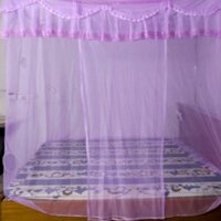 màn tuyn mùng mắ dây  (diềm 3 tầng - chất vải voan lạnh)