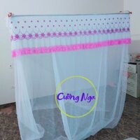 Màn tuyn ren Thái lạnh, màn chống muỗi có cửa, mùng ngủ cho người lớn
