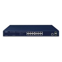 Managed Switch PoE PLANET GS-4210-16P2S