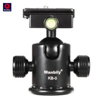 Manbily KB-0 Chuyên Nghiệp Tripod Đầu Camera Bóng Đầu Toàn Cảnh Đầu Trượt Đường Sắt Đầu Với 2 Tích Hợp Tinh Thần Cấp Hợp Kim Nhôm trọng Tải Tối Đa 15Kg