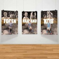 Manchester City Bundle -Tranh bóng đá treo tường [Combo Poster]