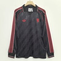 Manchester thống nhất Retro văn hóa giản dị áo dài tay áo 2425 Manchester United Retro văn hóa giản dị áo S-XXL2425 tay dài S-XXL