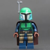 Mandalorian Warrior (Green/Blue) - LEGO Star Wars Minifigure (2020)