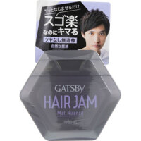Mandom GATSBY Hair Jam Matte Nuance 110ml Hair Gel Styling Products Please take an appropriate amount in your hand and use it to arrange your hair.