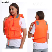 Mandu Áo phao người lớn mở rộng thuyền dày trôi câu cá cứu sinh áo vest bơi
