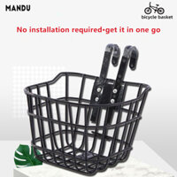 Mandu Giỏ Xe Đạp Giỏ Sắt Xe Đạp Đa Năng Trước Giỏ