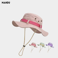 Mandu Nam Nữ Leo Núi Ngoài Trời Mũ Ngư Dân Mũ Chống Nắng Hai Mặt