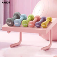 Mandu Quả tạ nhỏ, một cặp thiết bị giảm cân tập thể dục 2kg, tạ ngực yoga cánh tay mỏng tại nhà