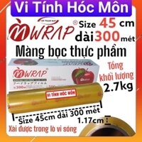 Màng bọc thực phẩm mwrap M45-45CM dài 300 mét Tân Thuận Nam M-Wrap khổ 45cm