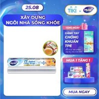 Màng bọc thực phẩm PE MyJae Đai  Loan 30cmx30m dang xe châm đưt bao quan thưc phâm an toan tiên lơi