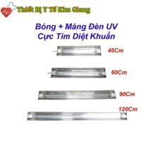 Máng + Bóng Đèn Cực Tím - Máng Đèn UV Diệt Khuẩn 45Cm,60Cm,90Cm,120Cm