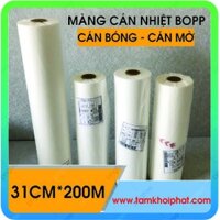 Màng cán nhiệt BOPP loại bóng - mờ (31cm*200m)