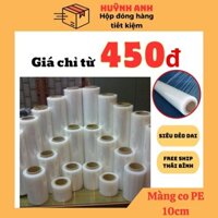 Màng Chít, Màng Co PE 50cm. HA BOX Bọc Chuyển Nhà/ Bọc Hàng/ Bọc VaLi, Nilon ủ tê, giảm béo