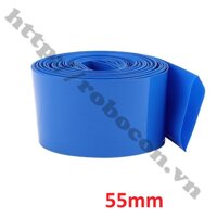 Màng Co Nhiệt PVC Cách Điện Bọc Cell Pin Bản 55mm – 1 Mét