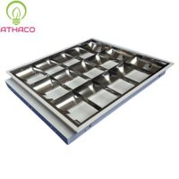 Máng đèn âm trần 3 bóng 0m6 choá inox