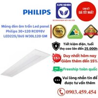 Máng đèn âm trần Led panel Philips 30×120 RC098V LED22S/865 W30L120 GM