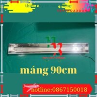 Máng Đèn Cực Tím Đèn Tia UV 90cm Diệt Khuẩn Không Khí-(Máng inox)