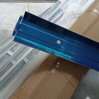 Máng đèn đôi chóa inox 1m2