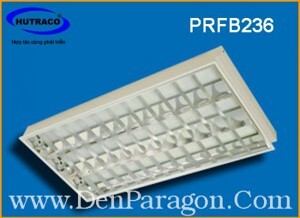 Máng đèn huỳnh quang âm trần 1m2 Paragon PRFB236 2x36W