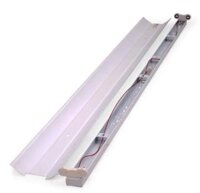 MÁNG ĐÈN LED ĐÔI CÓ CHÓA THÉP SƠN TĨNH ĐIỆN