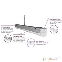 Máng đèn LED Philips BN012C T8 1m2 21W