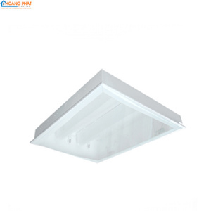 Máng đèn led tán quang âm trần chụp mica 3x9w Duhal LLA309