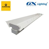 Máng đèn led tuýp công nghiệp đôi có chóa