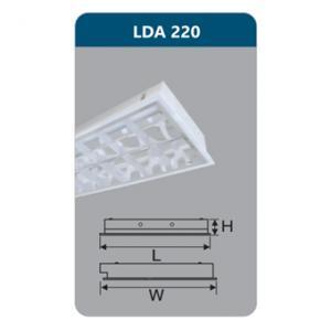 Máng đèn phản quang âm trần Duhal LDA220 (LDA 220)