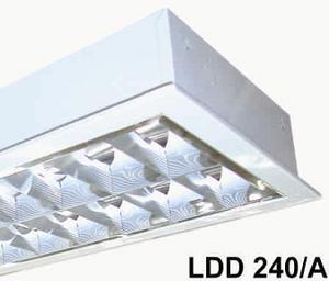 Máng đèn phản quang gắn nổi Duhal LDD240