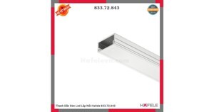 Máng độc lập loại thấp cho Led dây Hafele-Loox 833.72.843