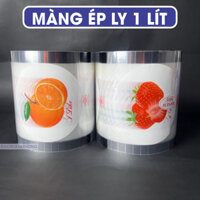 Màng ép ly khổng lồ, cuộn màng ép in sẵn ly 1 lít, màng dập ly nhựa 800ml-1300ml, màng ép dùng ly nhựa size lớn: MÃ 368.
