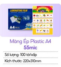 Màng ép plastic A4 55Mic