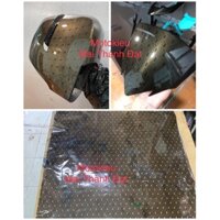 Màng film Tổ Ong Đen 19 in chuyển nước 0,5m x 4m họa tiết vải carbon , vân gỗ chuyên dụng