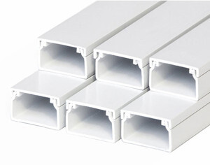 Máng ghen luồn dây điện có nắp Sino GA80