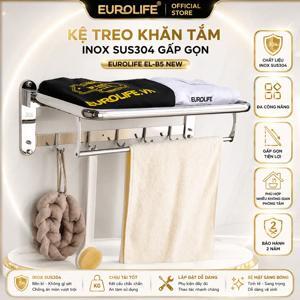 Máng khăn đôi Inox Eurolife EL-B5